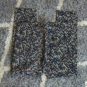 Banana Republic Sloan Ankle Pant Floral Print Size Women's 6